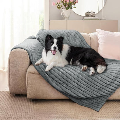 Waterproof Dog Blanket for Bed, Luxury Plush Washable Large Dogs Blankets for - Image 5