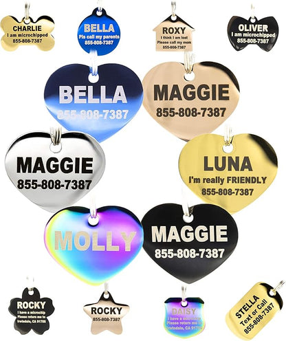 Engraved Dog Tags Personalized by PetANTastic