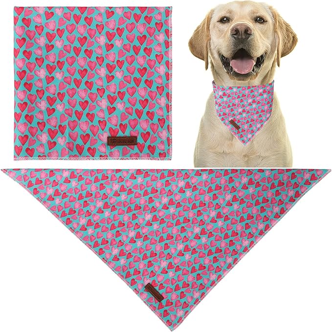 Valentine Dog Bandana - Image 3