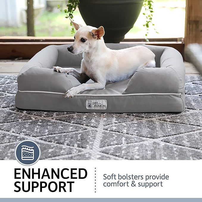 PetFusion Ultimate Dog Bed, Orthopedic Memory Foam, Medium Firmness Pillow - Image 5