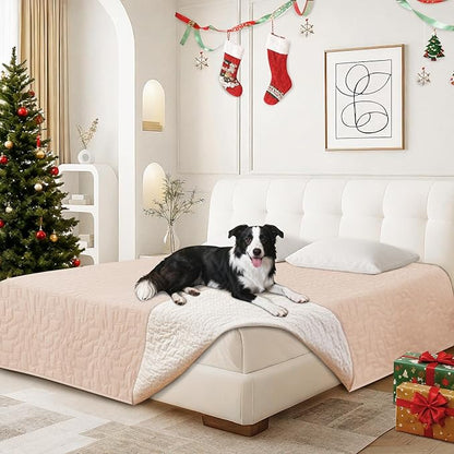 Waterproof Dog Bed Cover Pet Blanket, Soft Couch Cover by CYCMACOHOME
