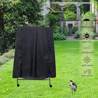 J&C Large Bird Cage Cover 420D Bird Cage Covers Heavy Duty Birdcage Cover - Image 2