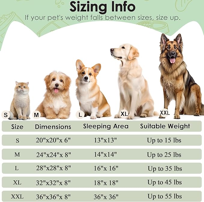 28in Large Dog Bed, Medium Size Dog and Cats, Calming Donut Bed - Image 2