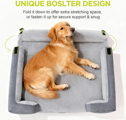 Extra Large Dog Bed, Orthopedic XL Washable Memory Foam Bed - Image 3