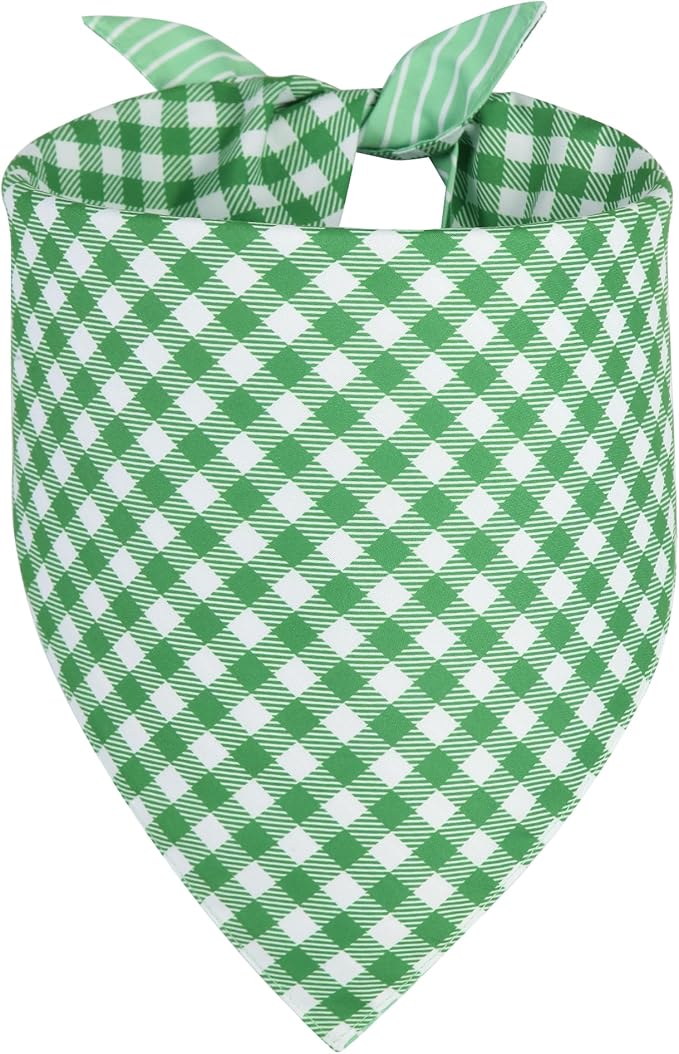 Dog Bandana Green Small 1PCS, Summer Spring Scarf by Unknown