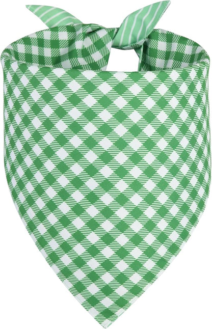 Dog Bandana Green Small 1PCS, Summer Spring Scarf by Unknown