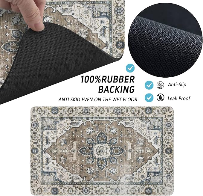 2 Pack Dog Food Mats for Floors, Absorbent and Quick-Drying Pet Cat Food Mat - Image 7