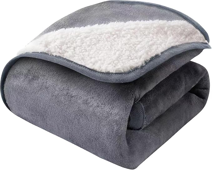 Sunheir Waterproof Dog Blanket for Bed Couch, Soft Plush Pet Blankets for Small by SUNHEIR