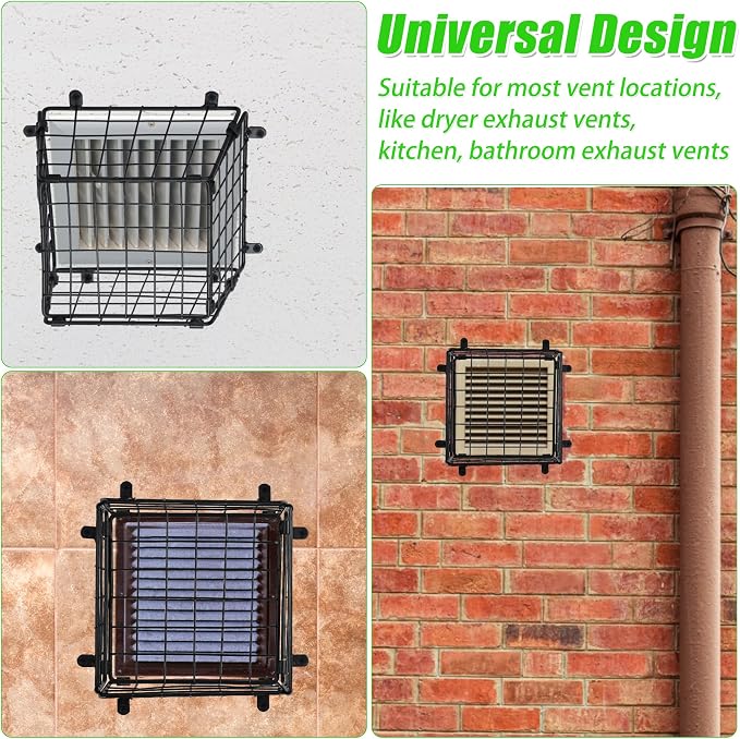Dryer Vent Cover Guard Outside, Dryer Exhaust Vent Cover Bird Guard Protector - Image 6