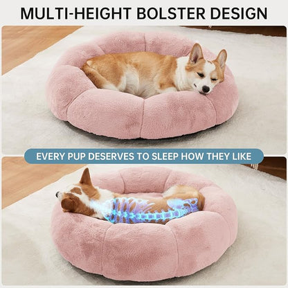 OhGeni 31 inches Calming Donut Orthopedic Dog & Cat Bed - Image 4