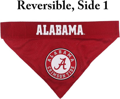 Pets First Collegiate Pet Accessories, Reversible Bandana, Alabama Crimson Tide - Image 3