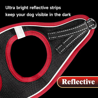 YIMEIS Dog Harness and Leash Set, No Pull Soft Mesh Pet Harness, Reflective - Image 6