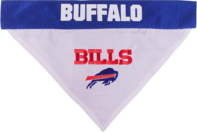 Pets First NFL Buffalo Bills Reversible Bandana Size XX-Large - Image 3