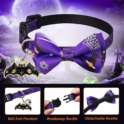 LLHK 4 Pack Halloween Cat Collar - Image 4