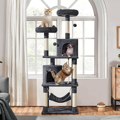 Topeakmart Multi Level Cat Tree, Cat Tower - Image 3