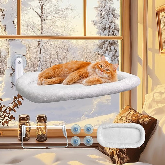 L&W BROS. Cat Window Perch Cushion Bed Cat Hammock by LWBROS