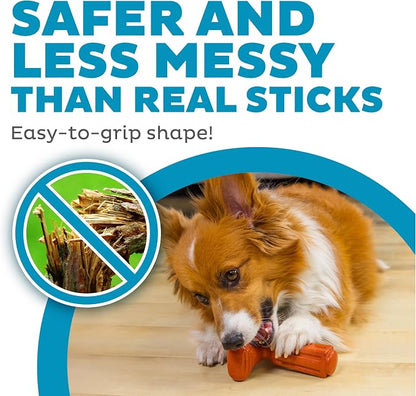Outward Hound Dogwood Hold & Chew Durable Dog Chew Toy, Beef Scent - Image 3