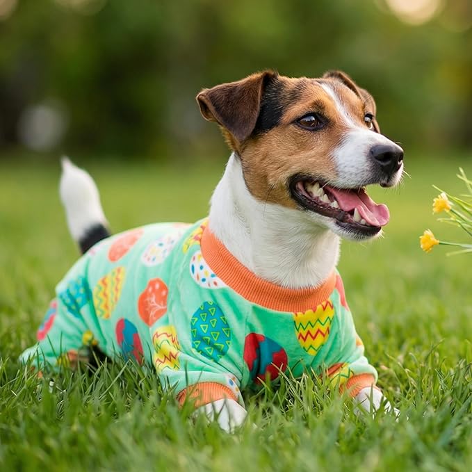 Fitwarm Easter Egg Dog Pajamas, Holiday Dog Clothes - Image 7