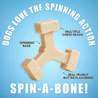 Bullibone Nylon Dog Chew Toy Spin-a-Bone - Image 3