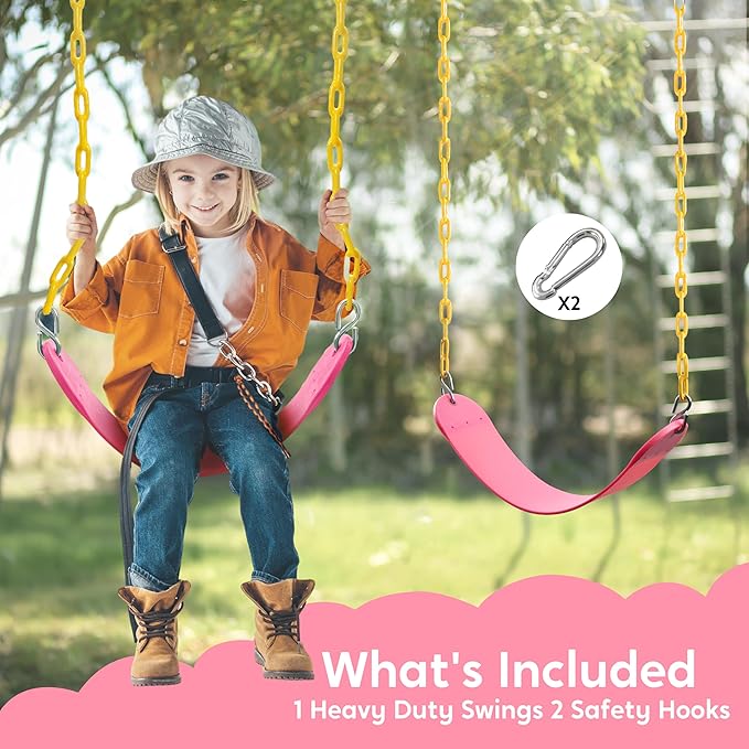 TURFEE Swings for Outdoor Swing Set -SwingSeat Replacement Kits - Image 2
