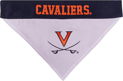 Pets First Collegiate Pet Accessories, Reversible Bandana, Virginia Cavaliers - Image 2