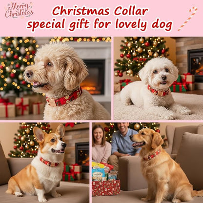 Christmas Dog Collar，Soft Cotton Dog Collars - Image 2