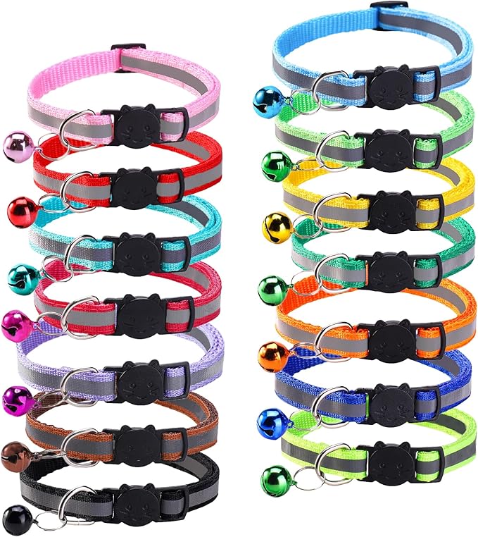 14 Pack Breakaway Cat Collar by Unknown
