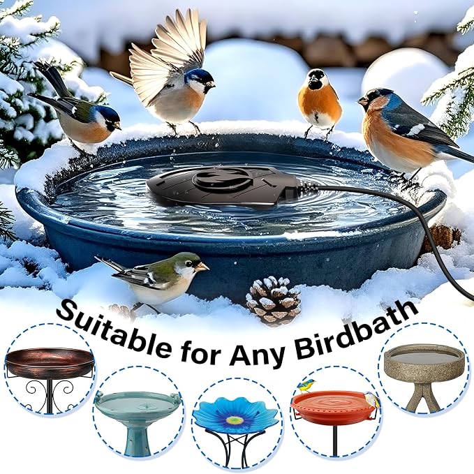 100W Bird Bath Heater, Birdbath Heaters - Image 6