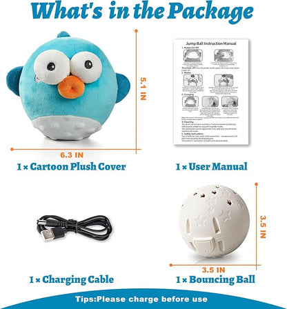 Dog Toys, Rechargeable Crinkle Chew Interactive Squeaky Toy - Image 6