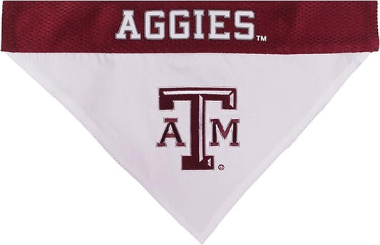 Pets First Collegiate Pet Accessories, Reversible Bandana, Texas A&M Aggies - Image 2