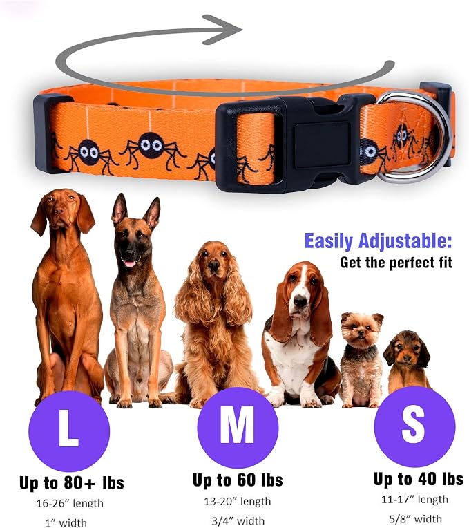 Native Pup Halloween Dog Collar- Spooky Fall Themed Horror Costume Collars- - Image 3