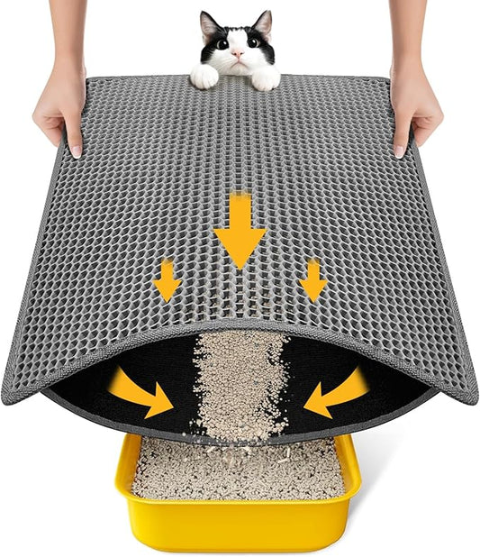 Cat Litter Mat New Size 23.6"x14.6" by Conlun