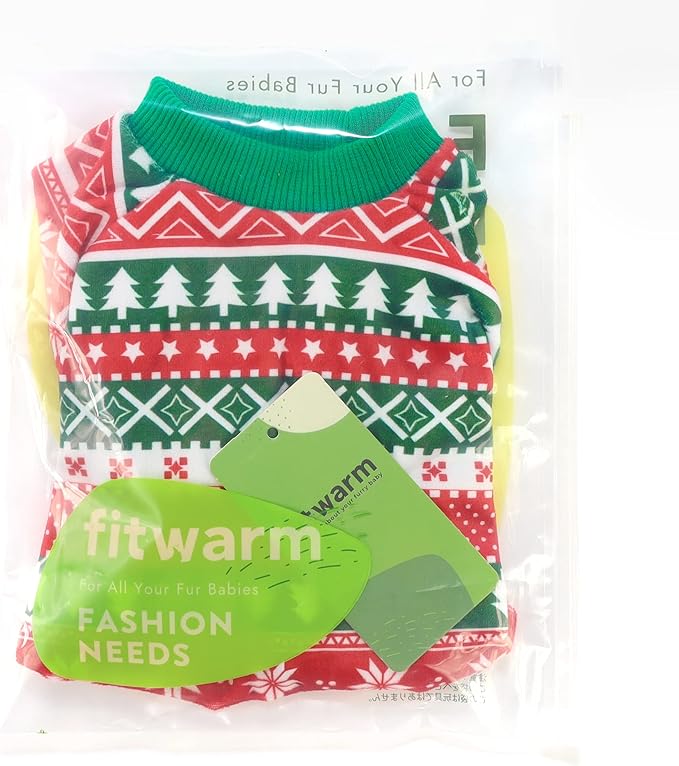 Fitwarm Dog Christmas Outfit, Dog Pajamas, Dog Winter Clothes - Image 9