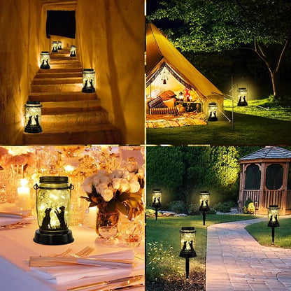 kyoryuger Dog Solar Lanterns 3in1 Dog Lights Garden Decor Gifts - Image 5