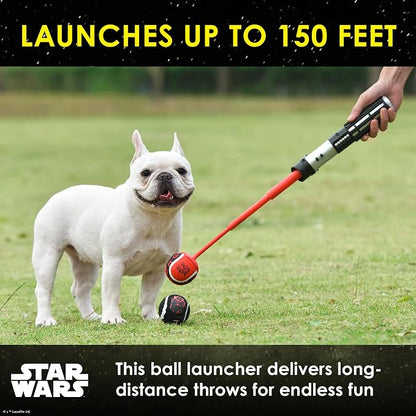 STAR WARS for Pets Lightsaber Ball Launcher for Dogs – Darth Vader Themed - Image 4