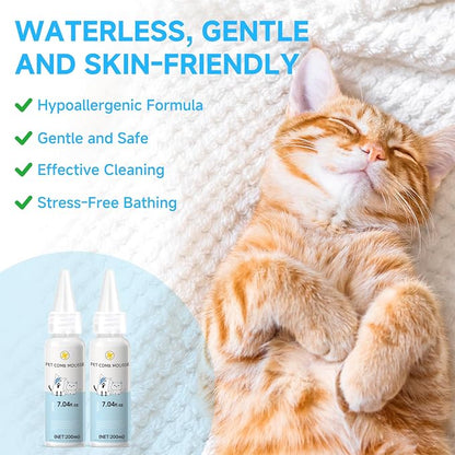 Pet Steam Brush Spray Refill for Dogs & Cats – Concentrated Waterless Shampoo - Image 3