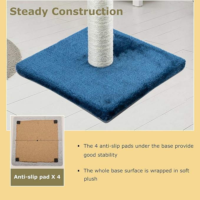 Dimaka 34" Height Tall Cat Scratching Post, Claw Scratcher - Image 3