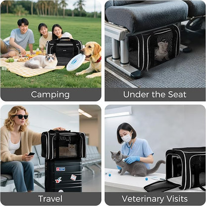 BAGLHER Pet Travel Carrier, Cat Carriers Dog Carrier - Image 7