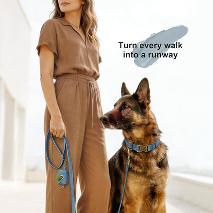 Didog Soft PU Leather Dog Collar, Stylish Quick Released Dog Collars - Image 4
