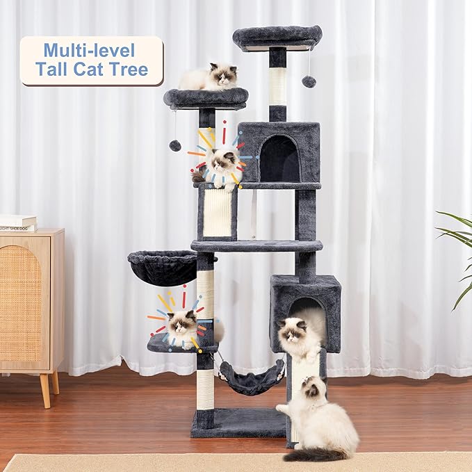 Cat Tree for Indoor Cats, Sturdy Cat Tree House - Image 8