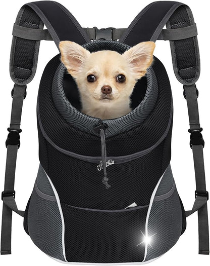 YUDODO Dog Front Carrier Backpack, Adjustable Breathable Pet Carrier by YUDODO