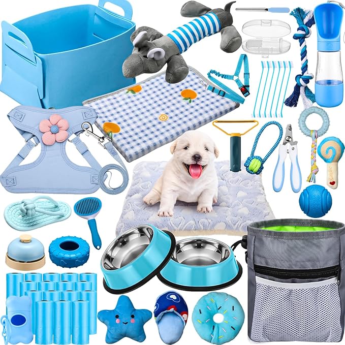 Abbylike 50 Pcs Puppy Supplies Starter Kit by Abbylike