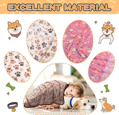Rezutan Dog Blankets for Large Dogs, Upgraded 3 Pack Dogs Cat Blanket Washable - Image 3