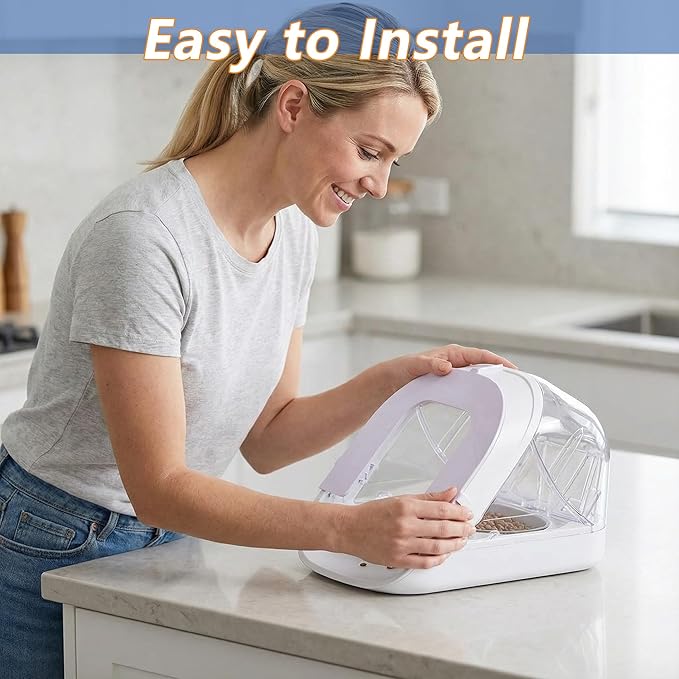 Front Cover Compatible with SureFeed Microchip Pet Feeder – Anti-Theft Barrier - Image 4
