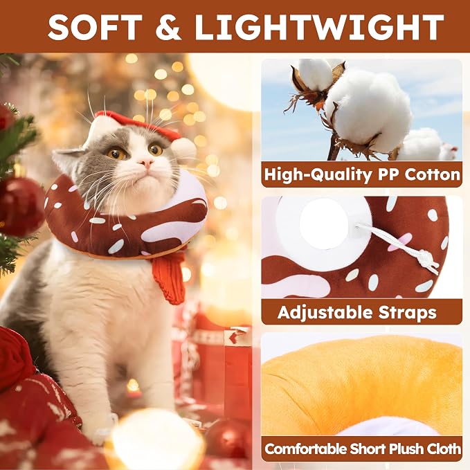 Cat Cone Collar Soft, Cat Recovery Collar - Image 3