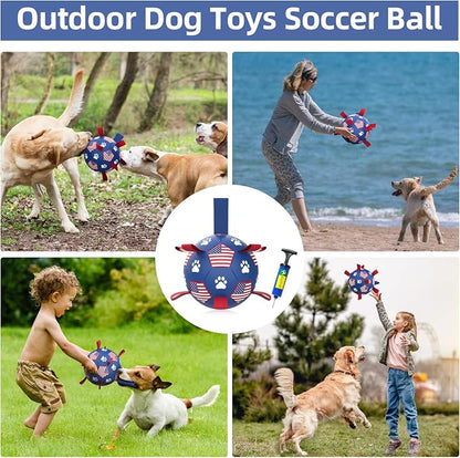 QDAN Dog Toys, Soccer Ball - Image 5