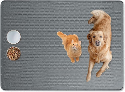 Cat Food Mat, Floor Protection by Bartuke