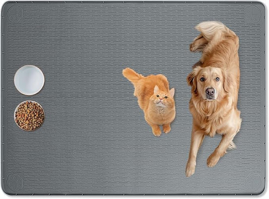 Cat Food Mat, Floor Protection by Bartuke