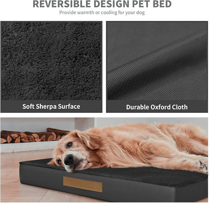 Flat Extra Large Dog Bed, Jumbo Waterproof Dog Bed - Image 5
