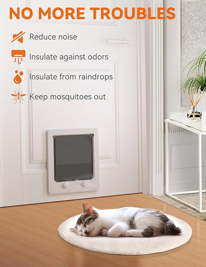 LIBBEPET Cat Door Interior Door, Indoor Cat Doors, Medium Pet Doors - Image 5